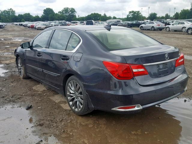 JH4KC1F99GC000629 - 2016 ACURA RLX ADVANC CHARCOAL photo 3