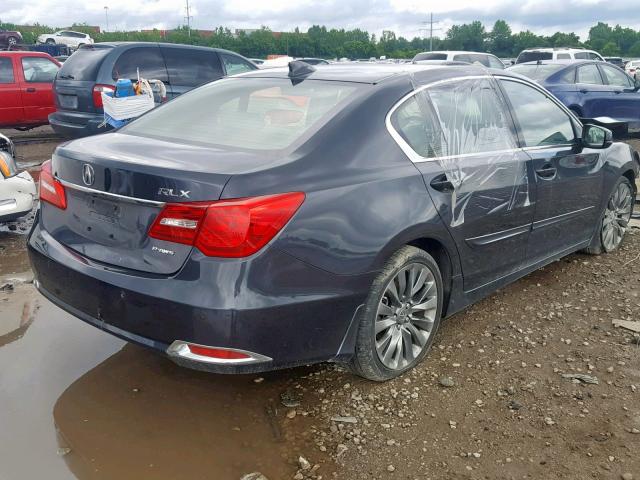 JH4KC1F99GC000629 - 2016 ACURA RLX ADVANC CHARCOAL photo 4