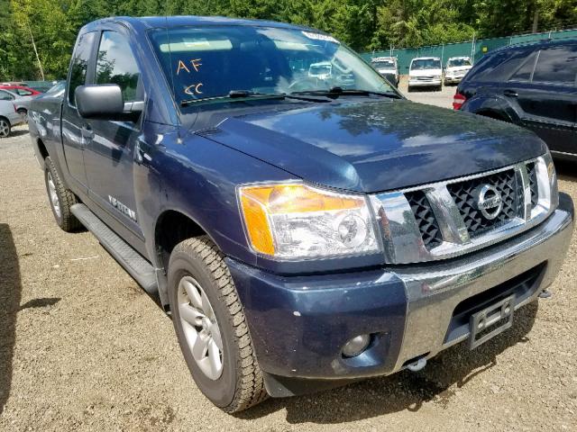 1N6AA0CJ7FN501451 - 2015 NISSAN TITAN S BLUE photo 1