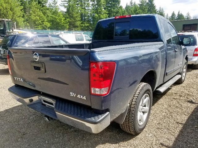 1N6AA0CJ7FN501451 - 2015 NISSAN TITAN S BLUE photo 4