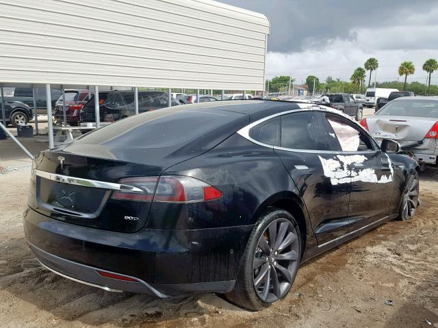 5YJSA1E29GF133230 - 2016 TESLA MODEL S BLACK photo 4