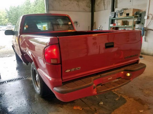 1GCCS19W218119675 - 2001 CHEVROLET S TRUCK S1 RED photo 3