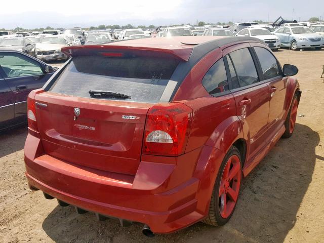 1B3HB68F08D564942 - 2008 DODGE CALIBER SR RED photo 4