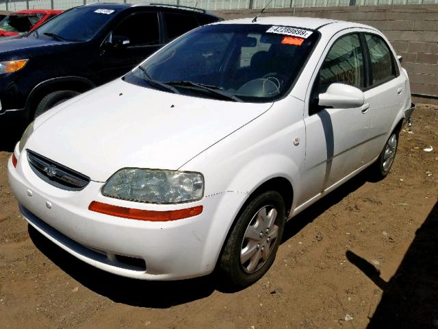 KL1TD56626B646722 - 2006 CHEVROLET AVEO BASE Ağ foto 2