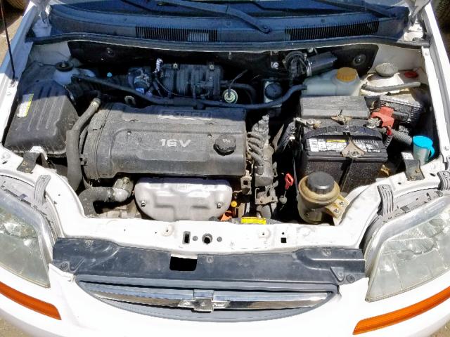 KL1TD56626B646722 - 2006 CHEVROLET AVEO BASE Ağ foto 7