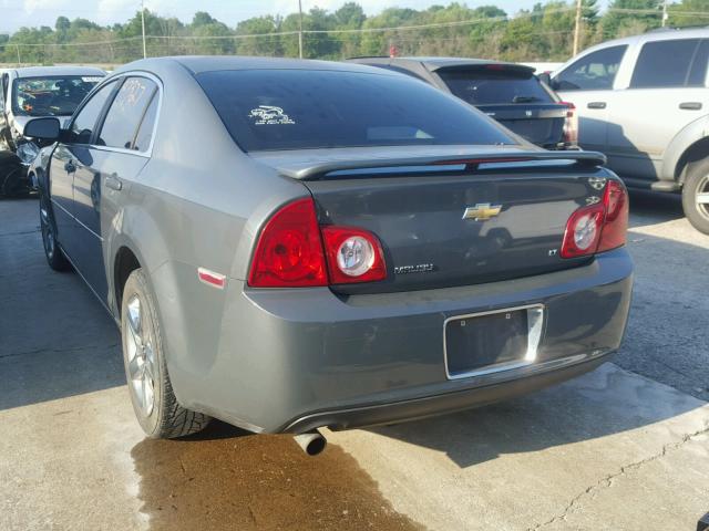 1G1ZH57B39F170702 - 2009 CHEVROLET MALIBU 1LT CHARCOAL photo 3