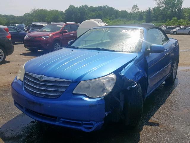 1C3LC55R78N223583 - 2008 CHRYSLER SEBRING TO BLUE photo 2