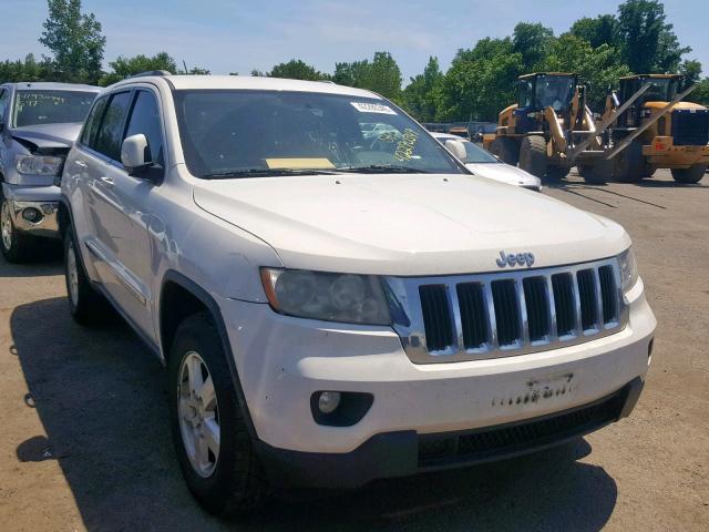 1J4RR4GG0BC577128 - 2011 JEEP GRAND CHER WHITE photo 1