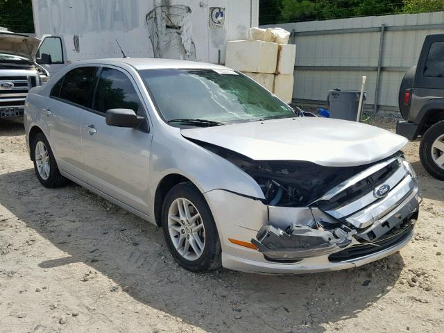 3FAHP0GA4CR428953 - 2012 FORD FUSION S SILVER photo 1