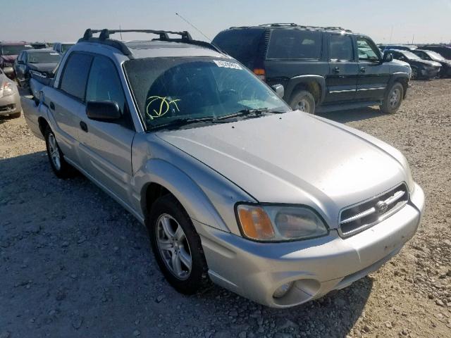 4S4BT62CX66100327 - 2006 SUBARU BAJA SPORT SILVER photo 1