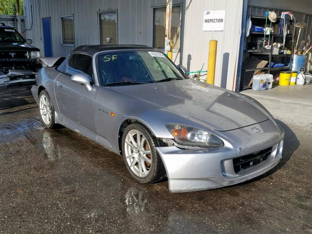 JHMAP21445S000235 - 2005 HONDA S2000 SILVER photo 1