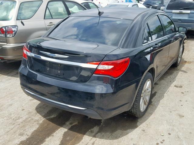 1C3CCBBB9CN206363 - 2012 CHRYSLER 200 TOURIN BLACK photo 4