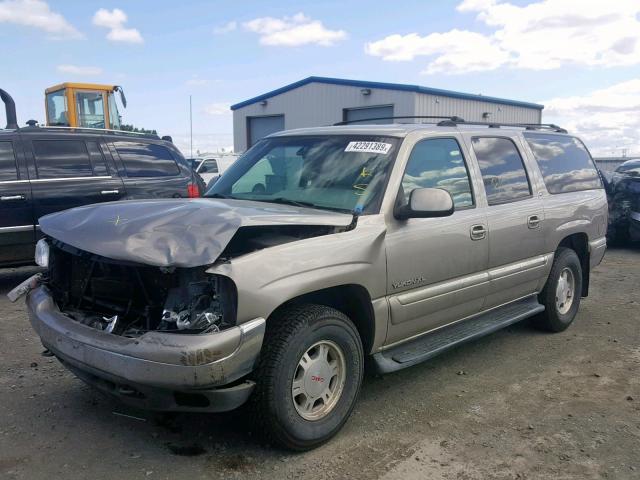 3GKFK16T8YG229534 - 2000 GMC YUKON XL K BEIGE photo 2