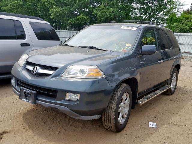 2HNYD18625H545703 - 2005 ACURA MDX TOURIN GRAY photo 2