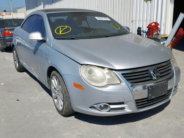 WVWFA71FX7V007277 - 2007 VOLKSWAGEN EOS 2.0T L SILVER photo 1