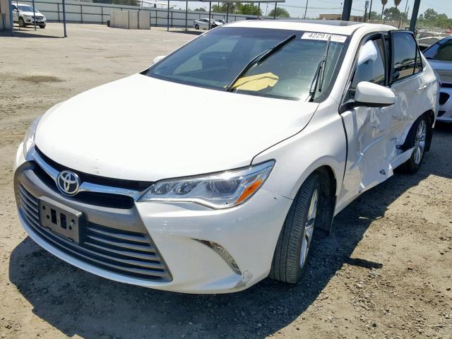 4T1BK1FKXGU569809 - 2016 TOYOTA CAMRY XSE WHITE photo 2