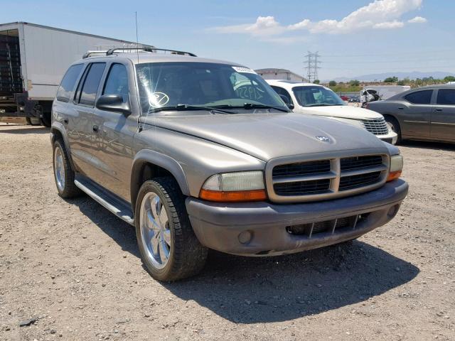 1D4HR38N43F614368 - 2003 DODGE DURANGO SP GRAY photo 1