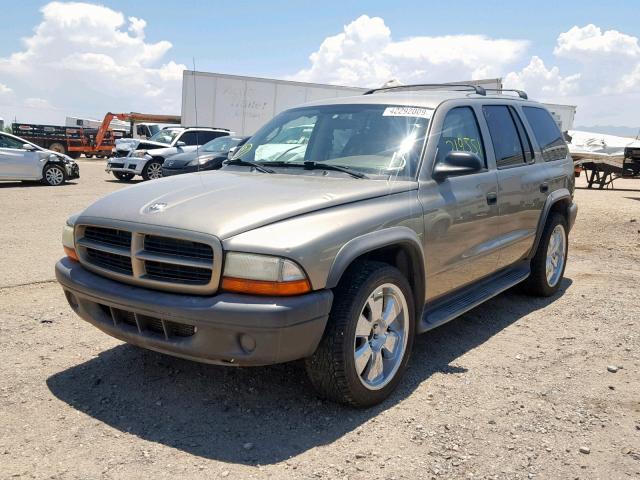 1D4HR38N43F614368 - 2003 DODGE DURANGO SP GRAY photo 2