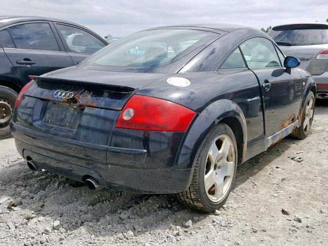 TRUWT28N721040365 - 2002 AUDI TT QUATTRO BLACK photo 4