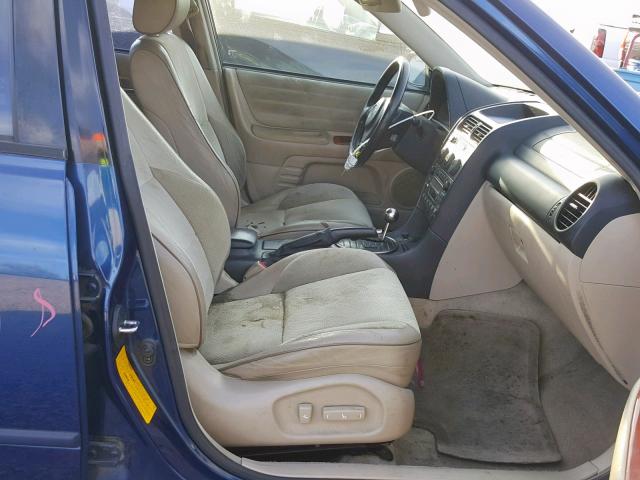 JTHBD182110021514 - 2001 LEXUS IS 300 BLUE photo 5