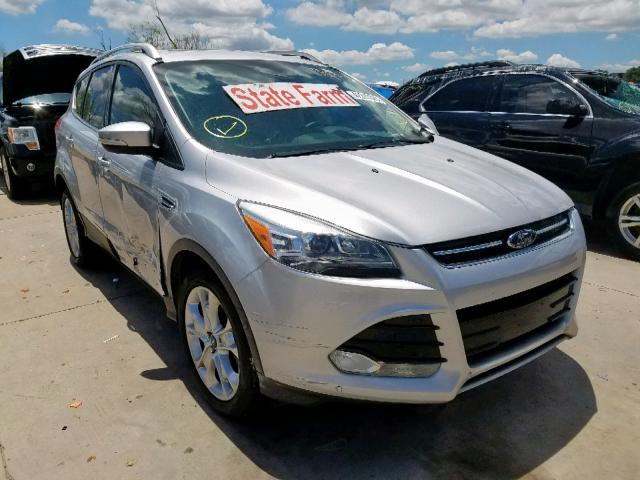 1FMCU0J94EUA21640 - 2014 FORD ESCAPE TIT SILVER photo 1