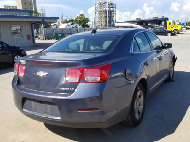 1G11B5SL7EF111063 - 2014 CHEVROLET MALIBU LS BLUE photo 4