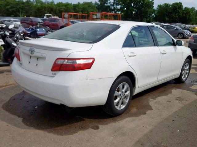 4T1BE46K97U673801 - 2007 TOYOTA CAMRY NEW WHITE photo 4