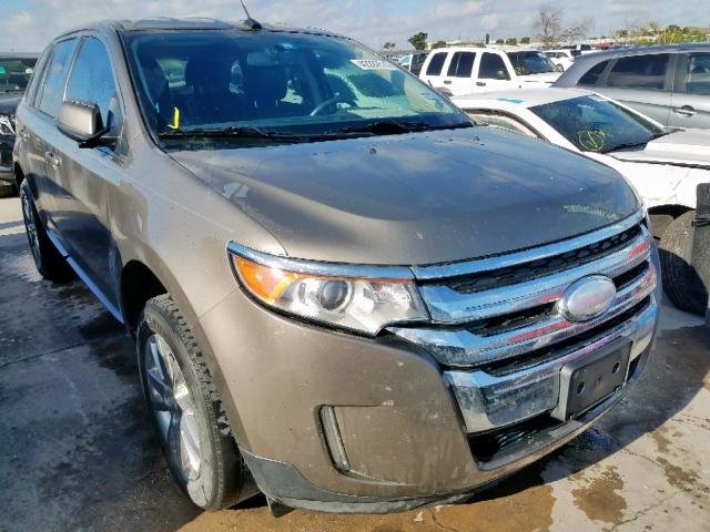 2FMDK3JC4DBA68016 - 2013 FORD EDGE SEL SILVER photo 1