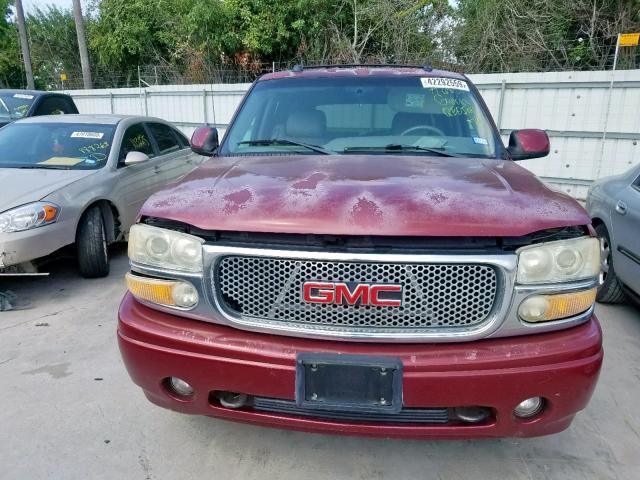 1GKEK63U04J294909 - 2004 GMC YUKON DENA RED photo 9