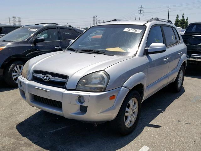 KM8JN12D97U620405 - 2007 HYUNDAI TUCSON SE SILVER photo 2