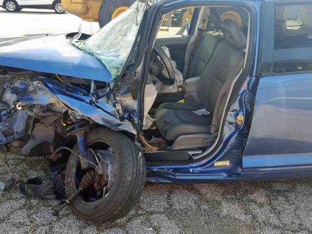 3A4FY58B57T521339 - 2007 CHRYSLER PT CRUISER BLUE photo 10