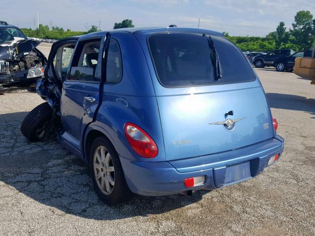 3A4FY58B57T521339 - 2007 CHRYSLER PT CRUISER BLUE photo 3