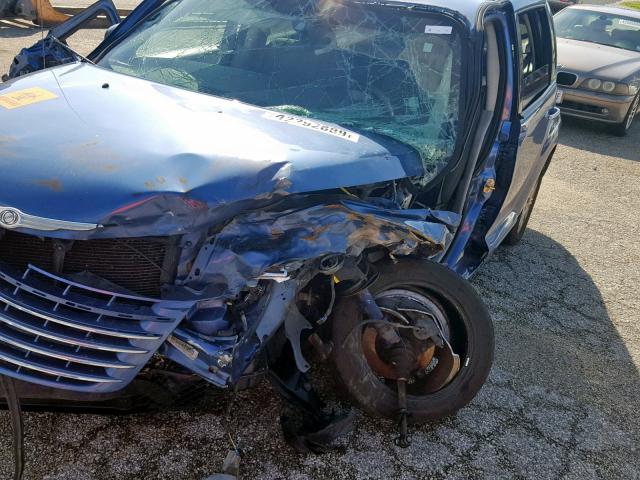 3A4FY58B57T521339 - 2007 CHRYSLER PT CRUISER BLUE photo 9