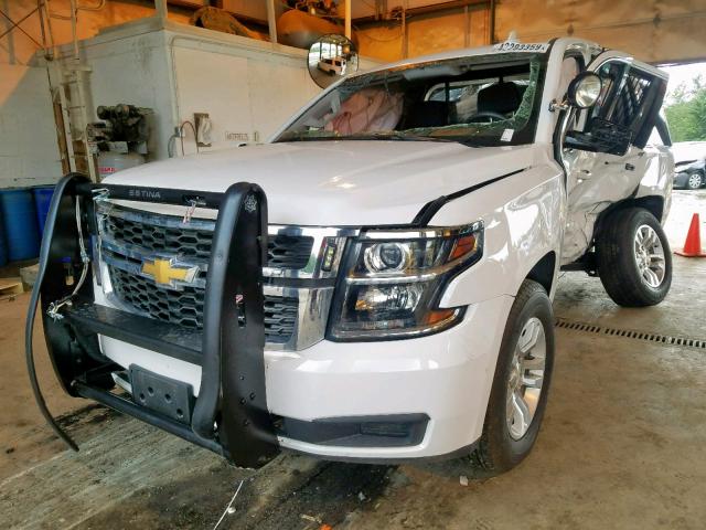 1GNSKFEC7HR316180 - 2017 CHEVROLET TAHOE SPEC WHITE photo 2