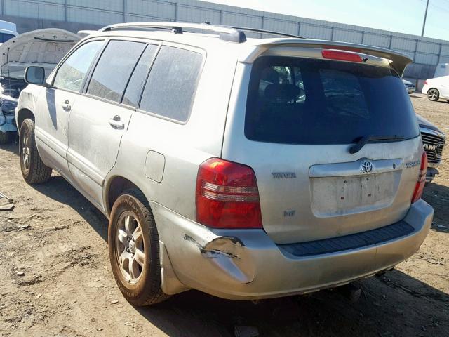 JTEGF21A230078473 - 2003 TOYOTA HIGHLANDER BROWN photo 3