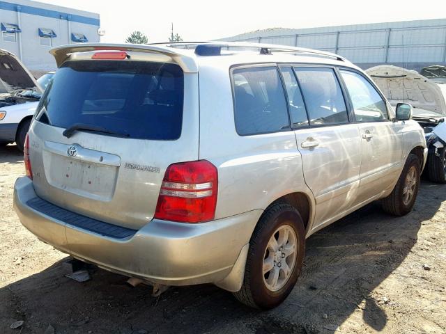 JTEGF21A230078473 - 2003 TOYOTA HIGHLANDER BROWN photo 4