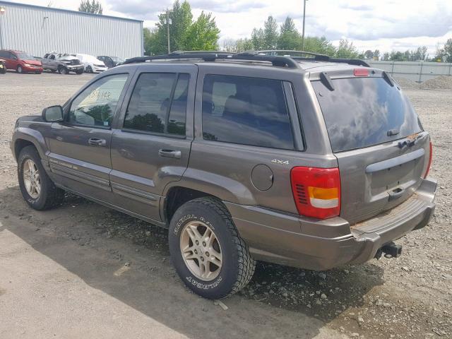 1J4GW68N3XC623583 - 1999 JEEP GRAND CHER GRAY photo 3