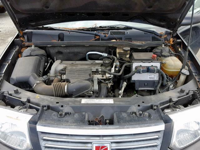 1G8AZ55F56Z158496 - 2006 SATURN ION LEVEL BLACK photo 7