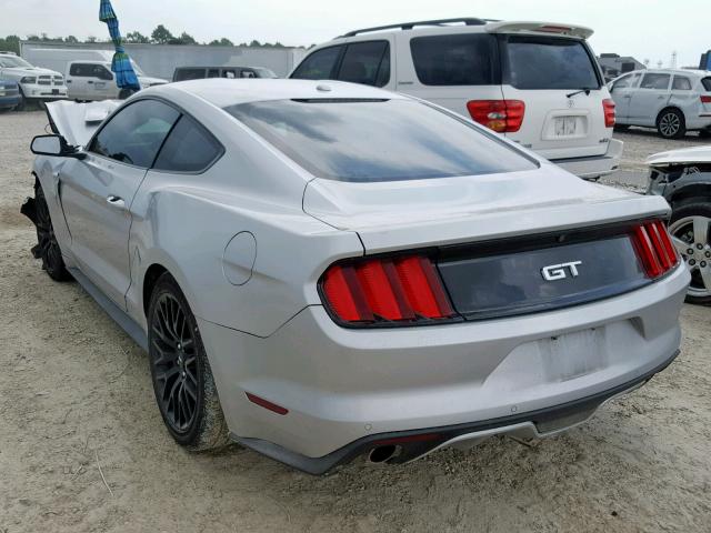 1FA6P8CF6G5317319 - 2016 FORD MUSTANG GT SILVER photo 3