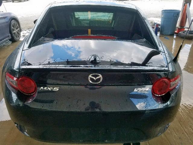 JM1NDAL72H0100590 - 2017 MAZDA MX-5 MIATA BLACK photo 6