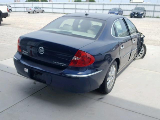 2G4WD582181270657 - 2008 BUICK LACROSSE C BLUE photo 4