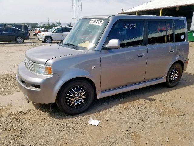 JTLKT324454004655 - 2005 TOYOTA SCION XB 银色 照片 2