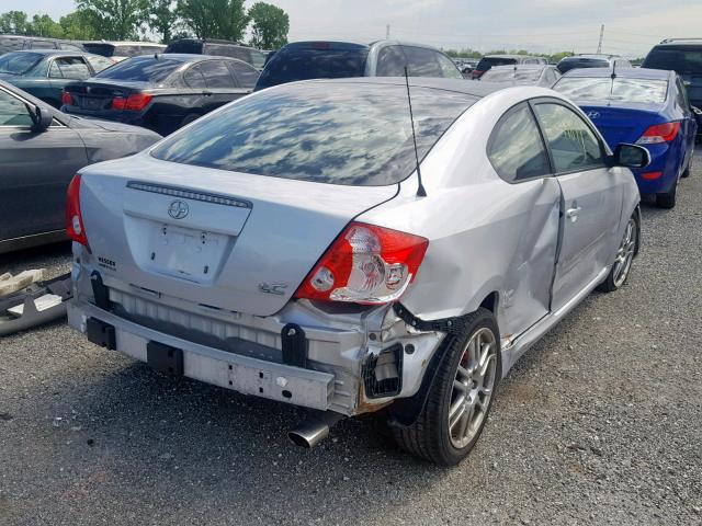 JTKDE177550026766 - 2005 TOYOTA SCION TC ვერცხლისფერი ფოტო 4