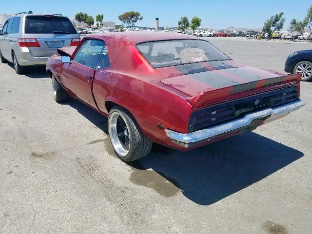 223379L102625 - 1969 PONTIAC FIREBIRD RED photo 3