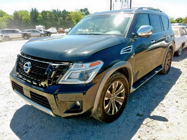 JN8AY2ND6JX000098 - 2018 NISSAN ARMADA SV BLACK photo 2