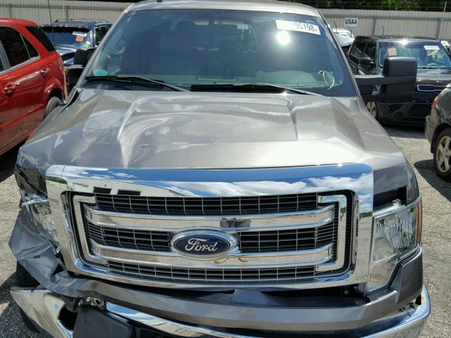 1FTFW1ET4EFC18075 - 2014 FORD F150 SUPER GRAY photo 7