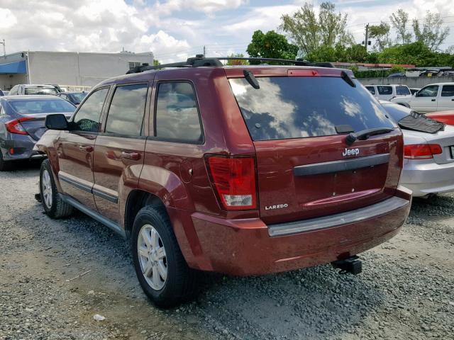 1J8GS48K38C153237 - 2008 JEEP GRAND CHER RED photo 3