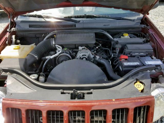 1J8GS48K38C153237 - 2008 JEEP GRAND CHER RED photo 7