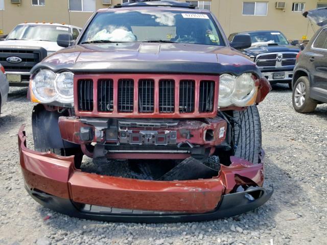 1J8GS48K38C153237 - 2008 JEEP GRAND CHER RED photo 9