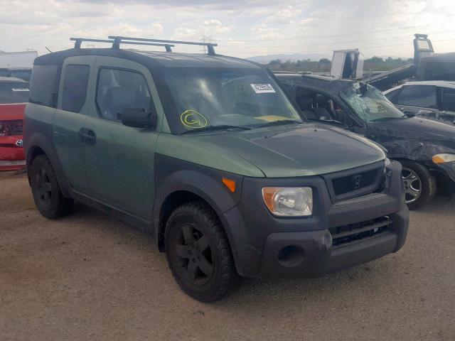 5J6YH28694L025896 - 2004 HONDA ELEMENT EX GREEN photo 1